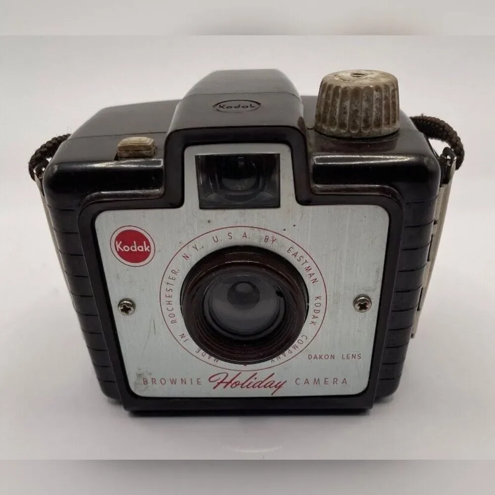 Vintage Kodak Brownie Holiday Film Camera Not Tested